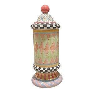Mackenzie Childs Tall Canister